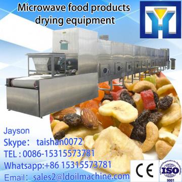 Conveyor belt microwave drying and roasting machinery for soybeans