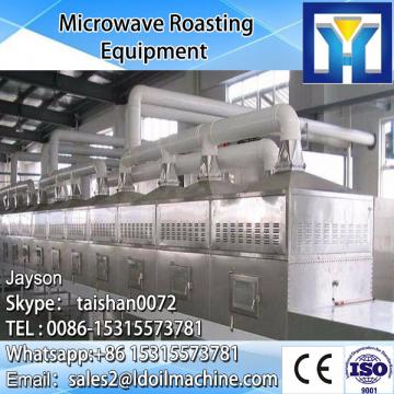 Conveyor belt tunnel type microwave dryer oven for drying seasoning