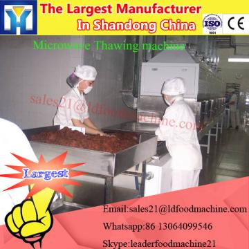 Continuous microwave drying machine