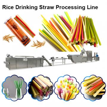 Biodegradable Drinking Straw Making Machine Sugarcane Fiber PLA Raw Material