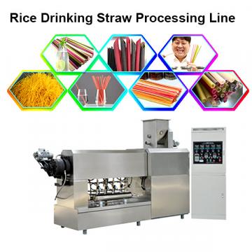 Spaghetti straws extruder/ Food grade sraw pasta making machinery / pasta straw drink tube processing line